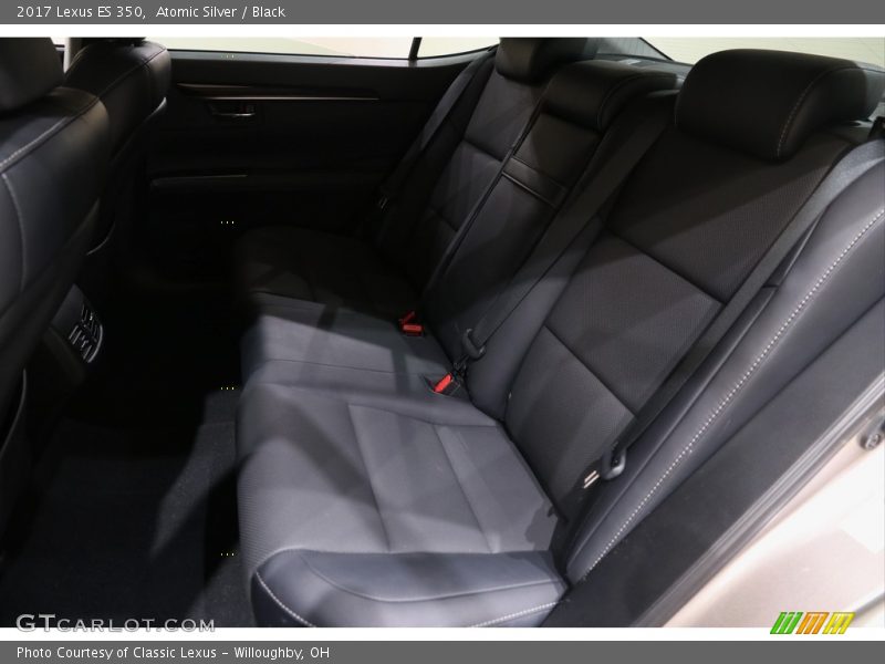 Atomic Silver / Black 2017 Lexus ES 350
