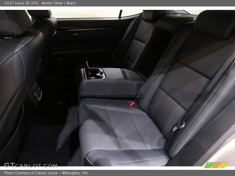Atomic Silver / Black 2017 Lexus ES 350