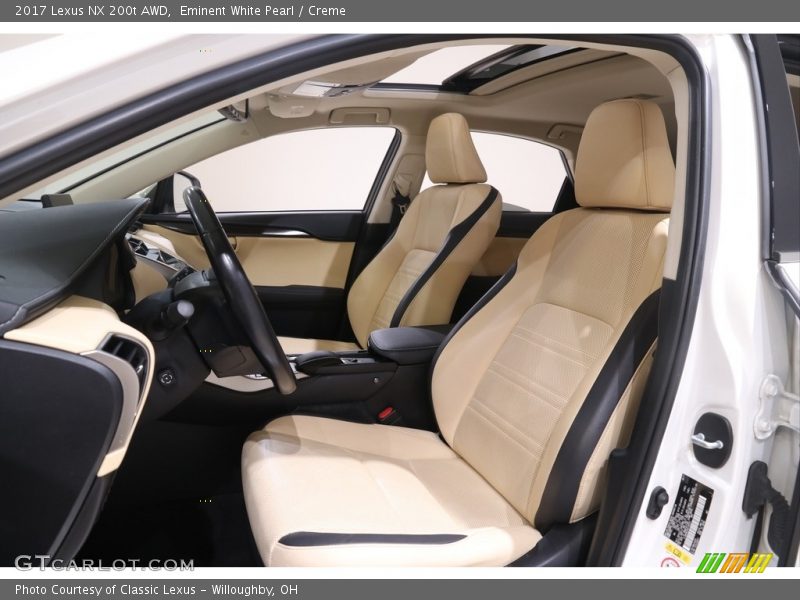 Eminent White Pearl / Creme 2017 Lexus NX 200t AWD