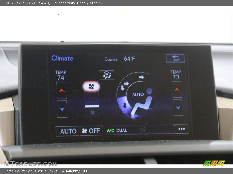 Eminent White Pearl / Creme 2017 Lexus NX 200t AWD