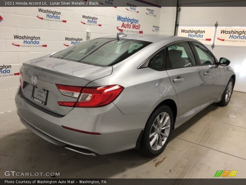 Lunar Silver Metallic / Black 2021 Honda Accord LX