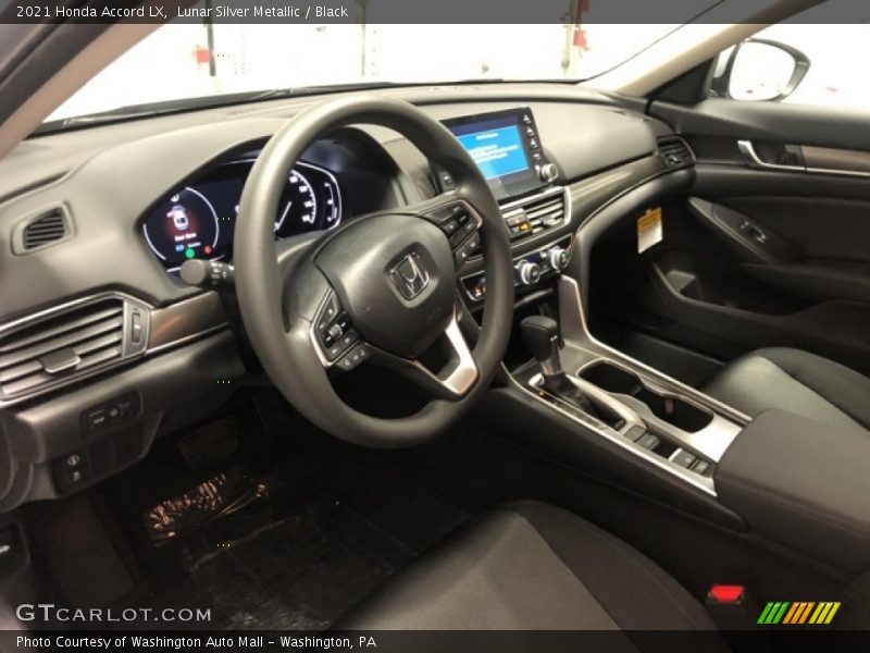 Lunar Silver Metallic / Black 2021 Honda Accord LX