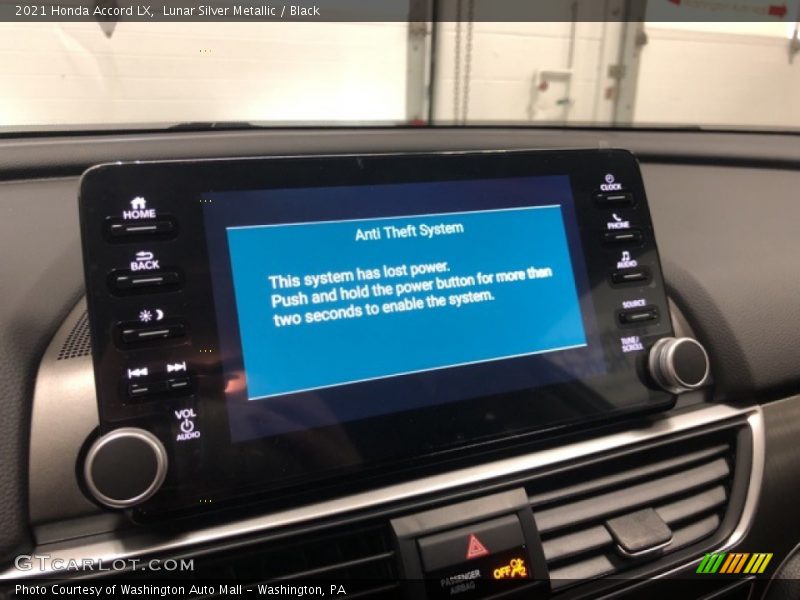 Lunar Silver Metallic / Black 2021 Honda Accord LX
