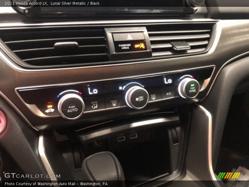 Lunar Silver Metallic / Black 2021 Honda Accord LX