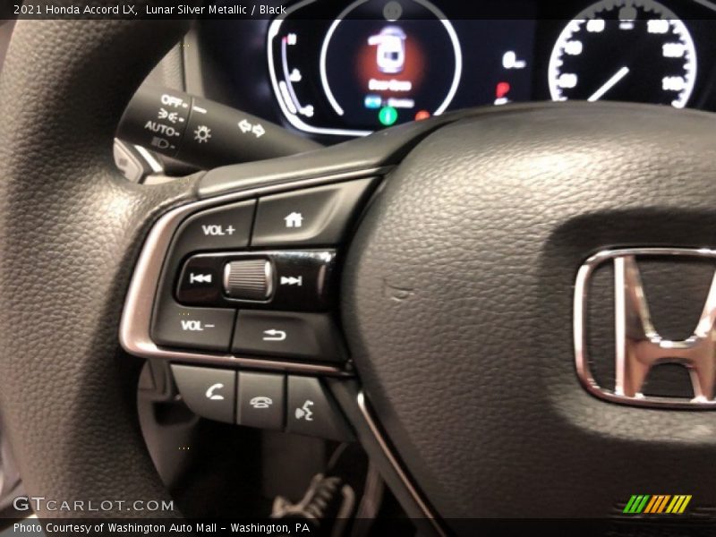 Lunar Silver Metallic / Black 2021 Honda Accord LX
