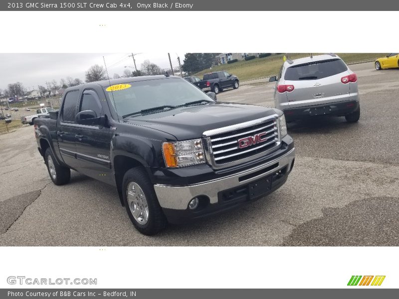 Onyx Black / Ebony 2013 GMC Sierra 1500 SLT Crew Cab 4x4