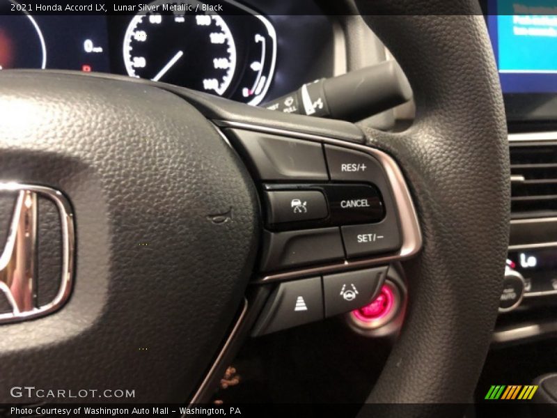 Lunar Silver Metallic / Black 2021 Honda Accord LX