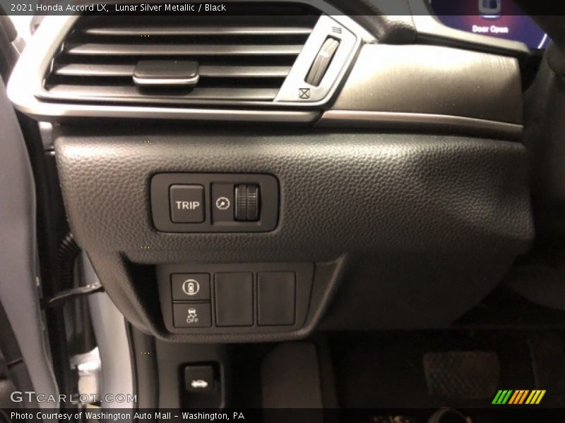 Lunar Silver Metallic / Black 2021 Honda Accord LX