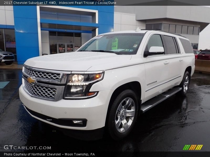 Iridescent Pearl Tricoat / Cocoa/Dune 2017 Chevrolet Suburban LT 4WD