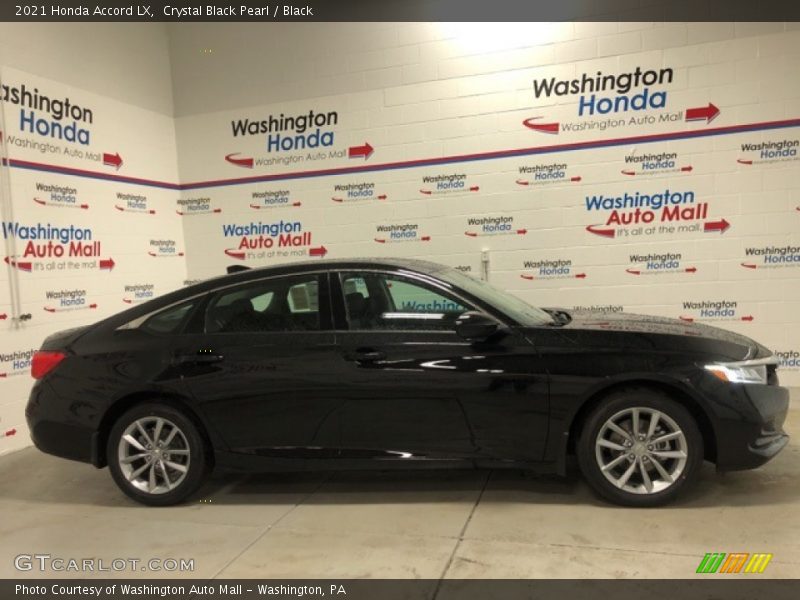 Crystal Black Pearl / Black 2021 Honda Accord LX