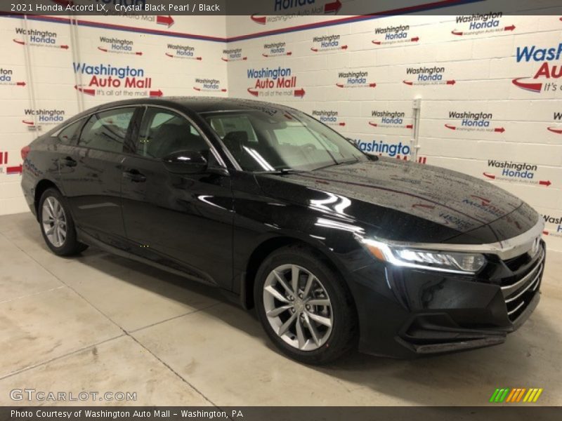 Crystal Black Pearl / Black 2021 Honda Accord LX