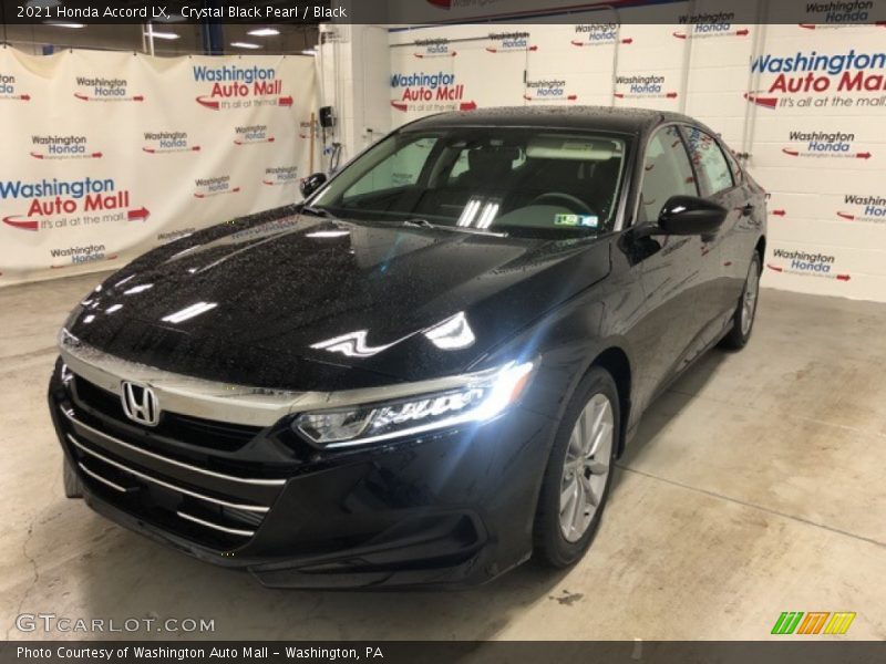 Crystal Black Pearl / Black 2021 Honda Accord LX