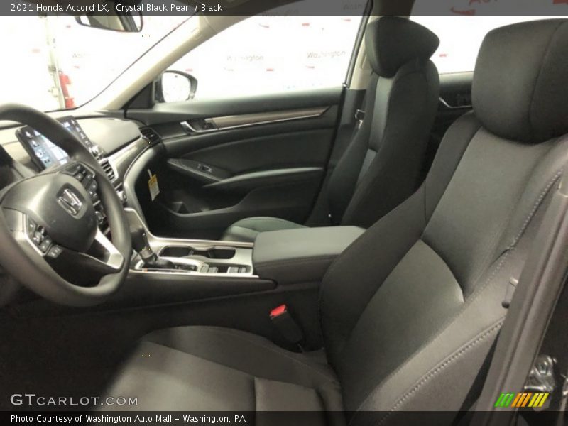 Crystal Black Pearl / Black 2021 Honda Accord LX
