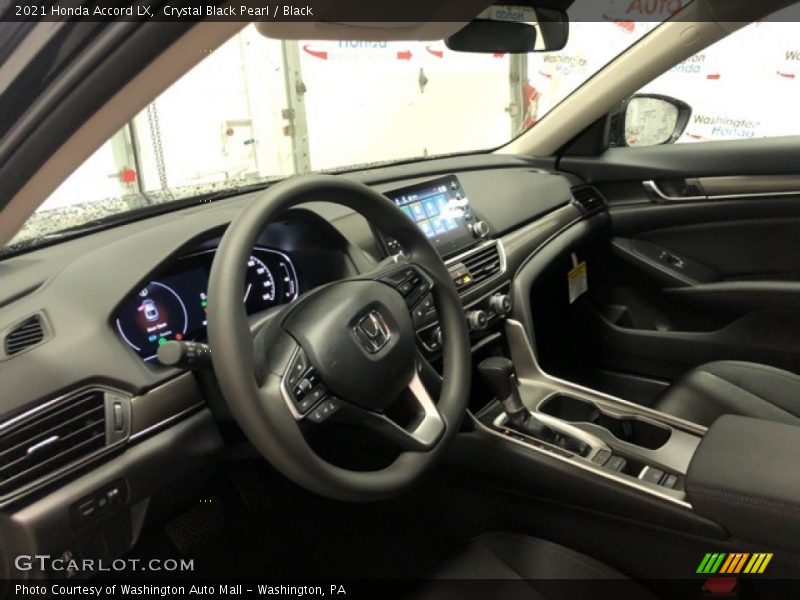 Crystal Black Pearl / Black 2021 Honda Accord LX
