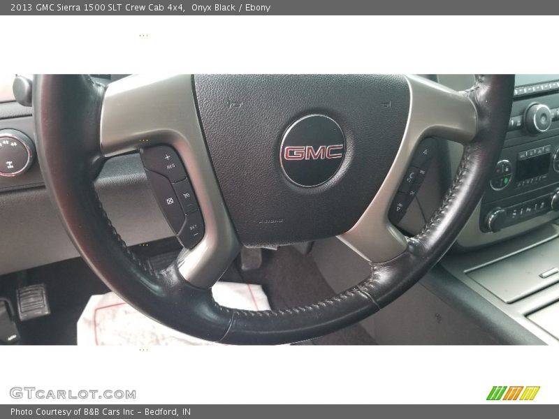 Onyx Black / Ebony 2013 GMC Sierra 1500 SLT Crew Cab 4x4