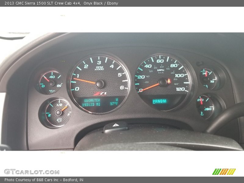 Onyx Black / Ebony 2013 GMC Sierra 1500 SLT Crew Cab 4x4