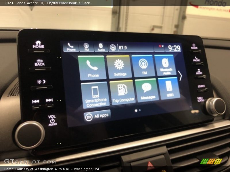 Crystal Black Pearl / Black 2021 Honda Accord LX