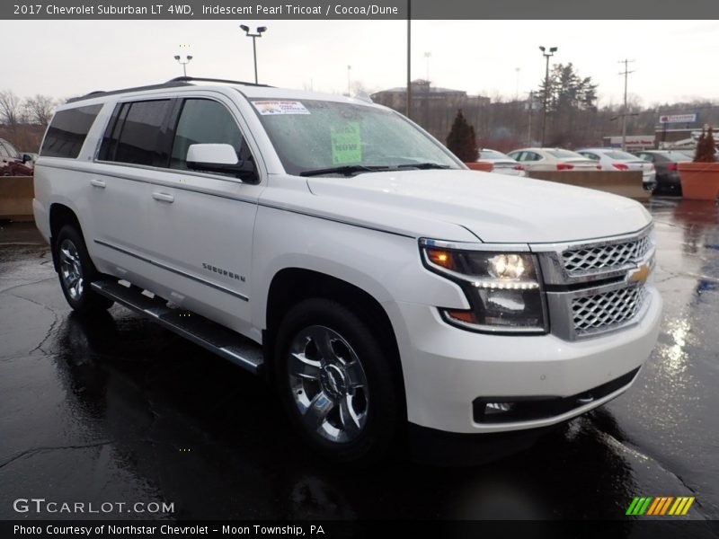 Iridescent Pearl Tricoat / Cocoa/Dune 2017 Chevrolet Suburban LT 4WD