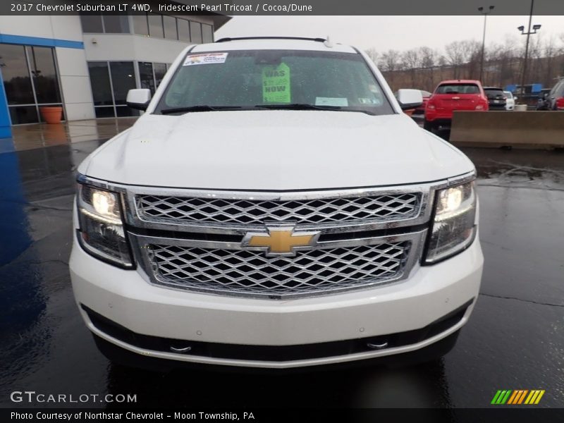 Iridescent Pearl Tricoat / Cocoa/Dune 2017 Chevrolet Suburban LT 4WD