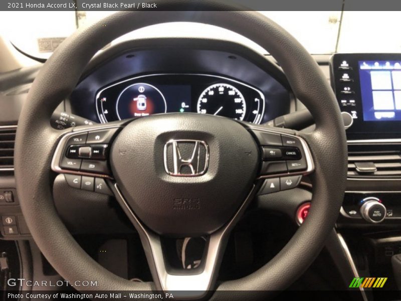 Crystal Black Pearl / Black 2021 Honda Accord LX