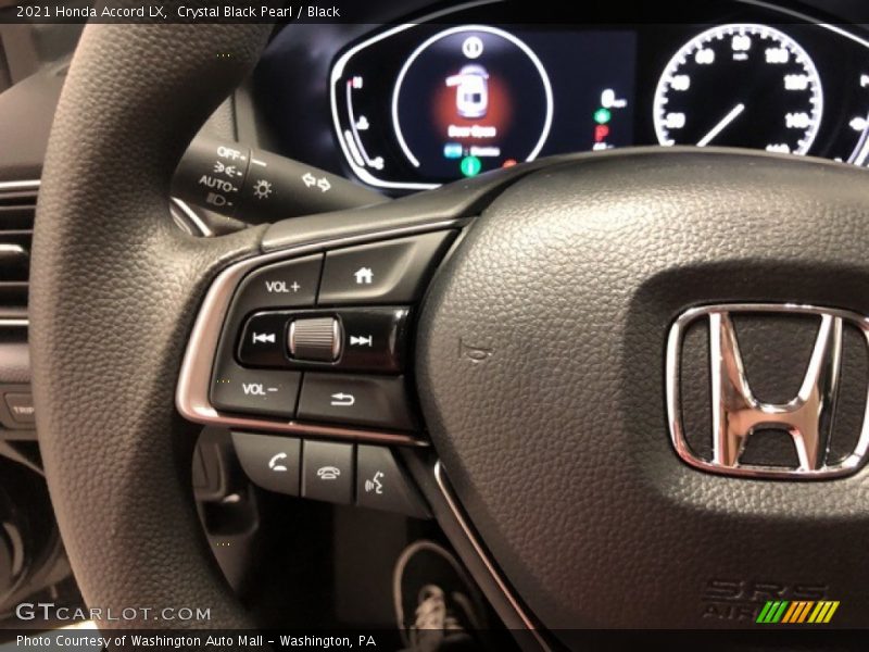 Crystal Black Pearl / Black 2021 Honda Accord LX