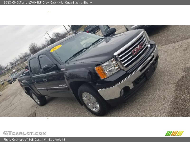 Onyx Black / Ebony 2013 GMC Sierra 1500 SLT Crew Cab 4x4