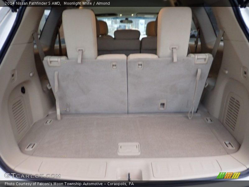 Moonlight White / Almond 2014 Nissan Pathfinder S AWD