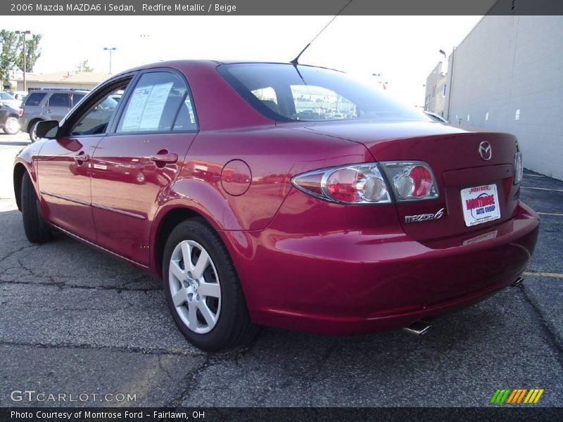 Redfire Metallic / Beige 2006 Mazda MAZDA6 i Sedan