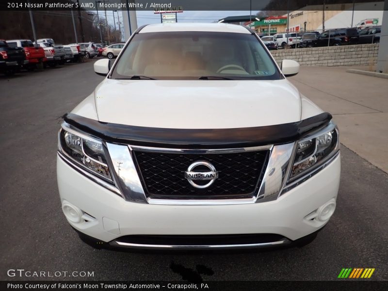 Moonlight White / Almond 2014 Nissan Pathfinder S AWD