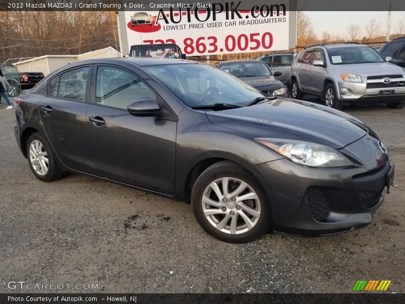 Graphite Mica / Black 2012 Mazda MAZDA3 i Grand Touring 4 Door