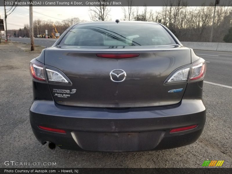 Graphite Mica / Black 2012 Mazda MAZDA3 i Grand Touring 4 Door