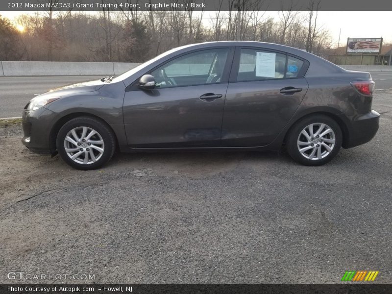 Graphite Mica / Black 2012 Mazda MAZDA3 i Grand Touring 4 Door