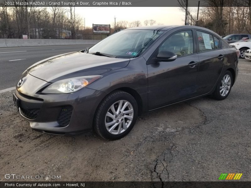 Graphite Mica / Black 2012 Mazda MAZDA3 i Grand Touring 4 Door