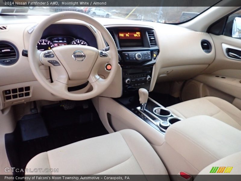 Moonlight White / Almond 2014 Nissan Pathfinder S AWD
