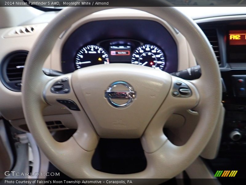 Moonlight White / Almond 2014 Nissan Pathfinder S AWD