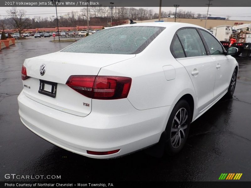 Pure White / Titan Black 2017 Volkswagen Jetta SE