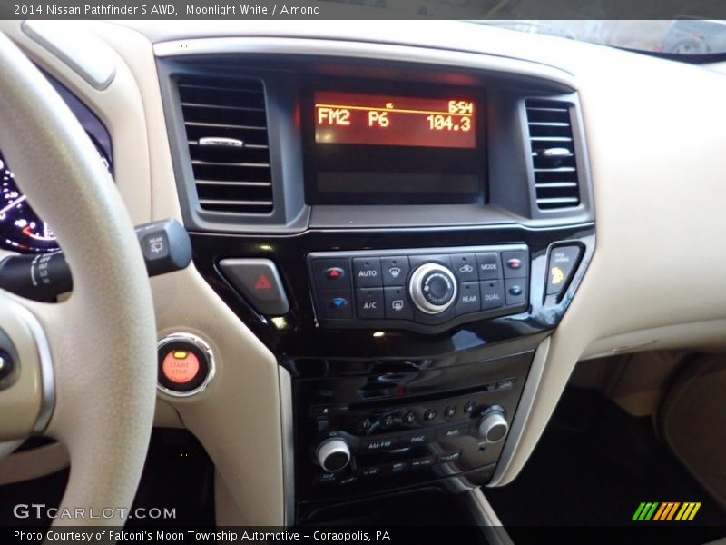 Moonlight White / Almond 2014 Nissan Pathfinder S AWD