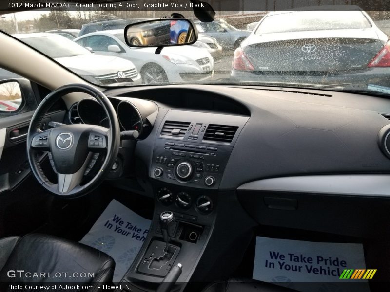 Graphite Mica / Black 2012 Mazda MAZDA3 i Grand Touring 4 Door