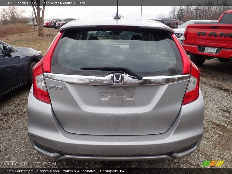 Lunar Silver Metallic / Black 2018 Honda Fit EX