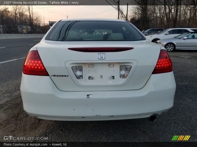 Taffeta White / Ivory 2007 Honda Accord SE Sedan