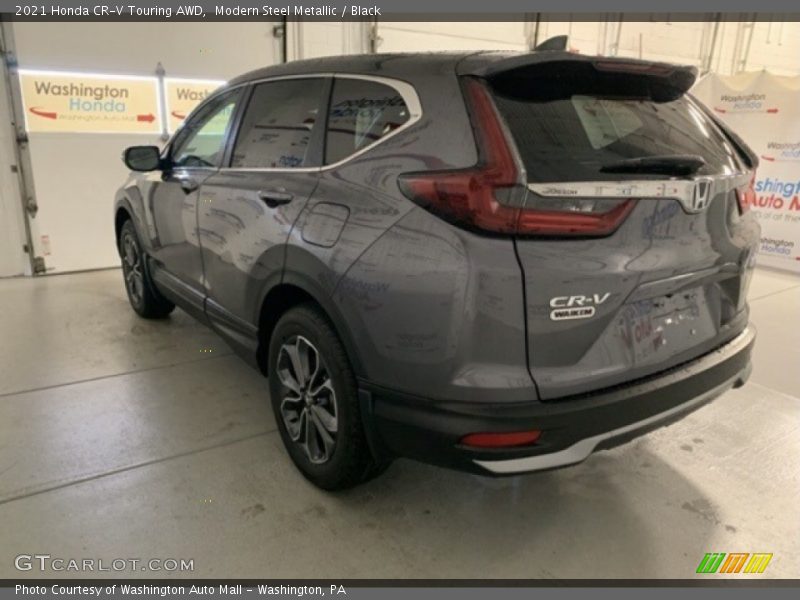 Modern Steel Metallic / Black 2021 Honda CR-V Touring AWD