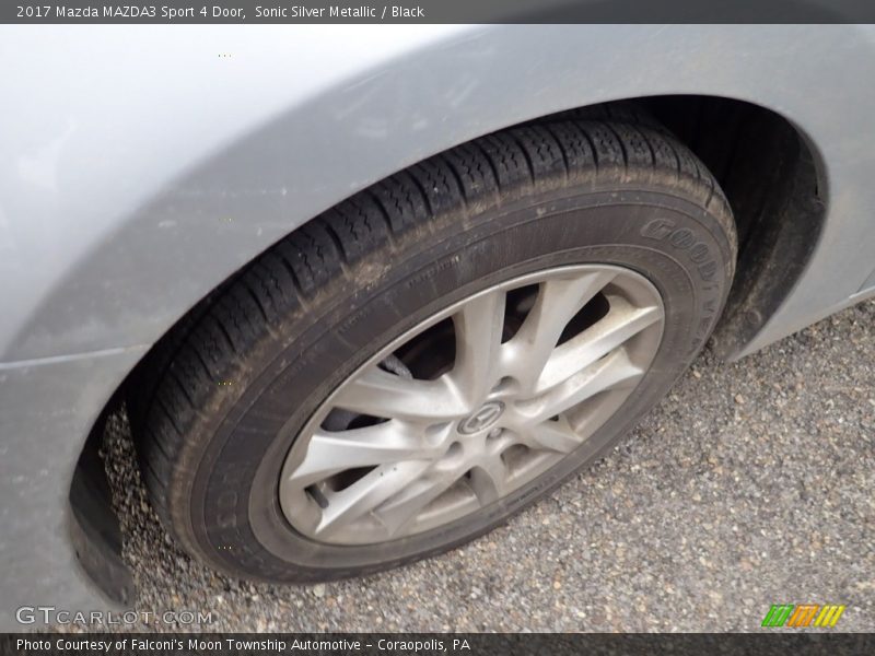 Sonic Silver Metallic / Black 2017 Mazda MAZDA3 Sport 4 Door