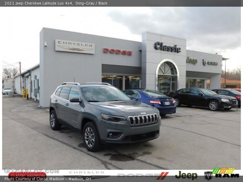 Sting-Gray / Black 2021 Jeep Cherokee Latitude Lux 4x4