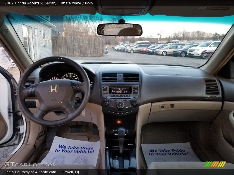 Taffeta White / Ivory 2007 Honda Accord SE Sedan