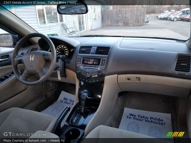 Taffeta White / Ivory 2007 Honda Accord SE Sedan