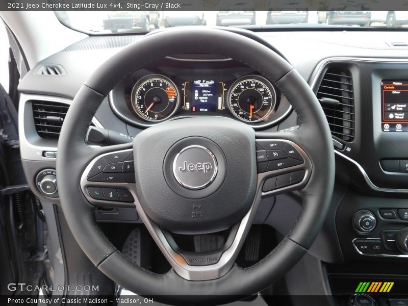 Sting-Gray / Black 2021 Jeep Cherokee Latitude Lux 4x4