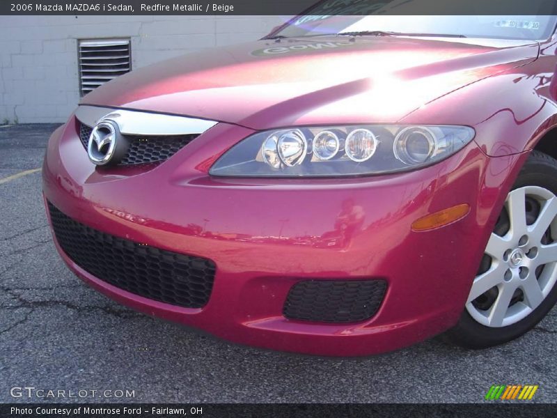 Redfire Metallic / Beige 2006 Mazda MAZDA6 i Sedan