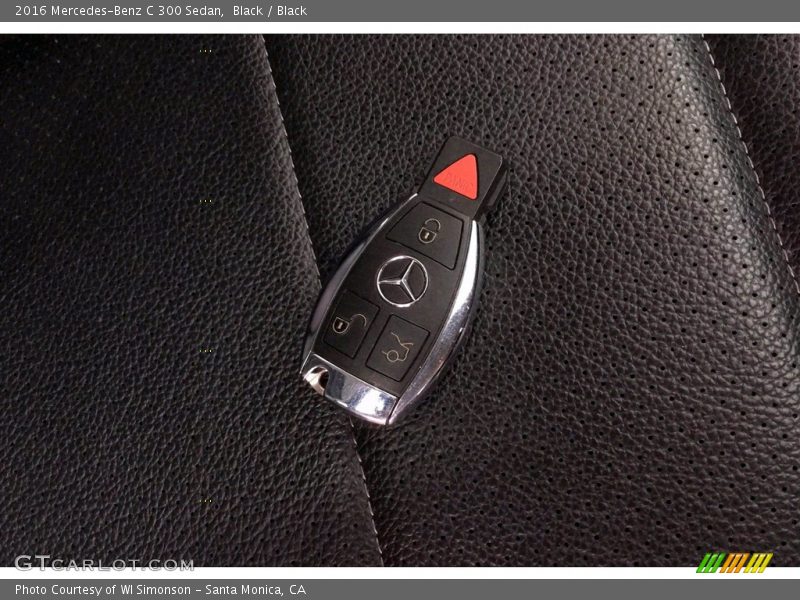 Black / Black 2016 Mercedes-Benz C 300 Sedan