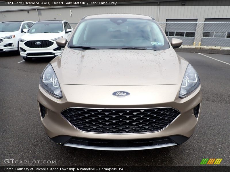 Desert Gold Metallic / Dark Earth Gray 2021 Ford Escape SE 4WD
