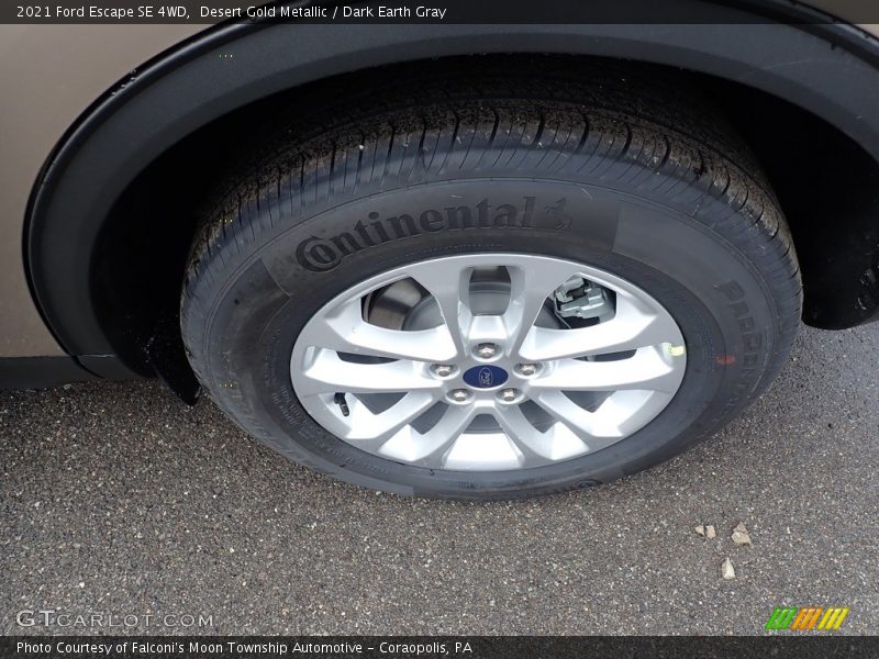 Desert Gold Metallic / Dark Earth Gray 2021 Ford Escape SE 4WD